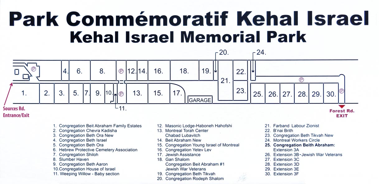 Map of Back River Cemetery