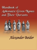 Handbook of Ashkenasic Given Names